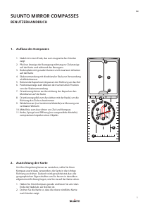 Bedienungsanleitung Suunto MCA Kompass