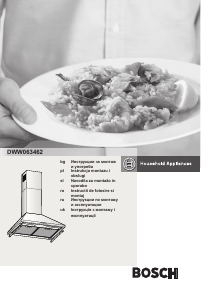 Instrukcja Bosch DWW063462 Okap kuchenny