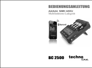 Bedienungsanleitung Techno Line BC 2500 Ladegerät