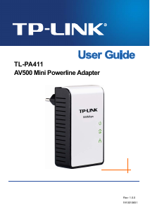 Handleiding TP-Link TL-PA411 Powerline adapter