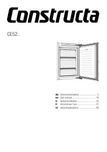 Manuale Constructa CE521EF30 Congelatore