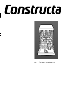 Bedienungsanleitung Constructa CG4A05J5 Geschirrspüler