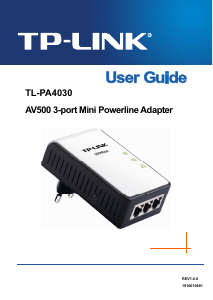 Manual TP-Link TL-PA4030 Powerline Adapter