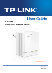 Manual TP-Link TL-PA6010 Powerline Adapter