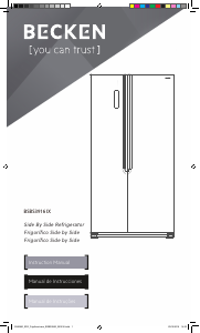 Manual Becken BSBS3916 IX Refrigerator