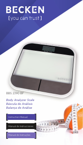 Manual Becken BBS 2390 BF Scale