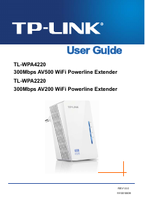 Handleiding TP-Link TL-WPA2220 Powerline adapter