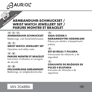 Manual Auriol IAN 304886 Relógio de pulso