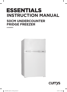 Manual Currys Essentials CUC50W15 Fridge-Freezer