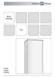 Bruksanvisning ElektroHelios FG3320 Frys