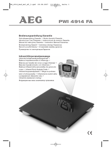 Manual de uso AEG PWI 4914 FA Báscula