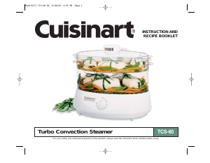 Manual Cuisinart TCS-60 Turbo Steam Cooker