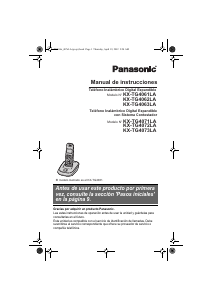 Manual de uso Panasonic KX-TG4061LA Teléfono inalámbrico