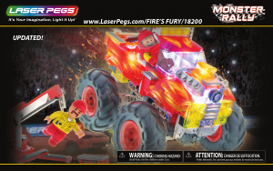 Handleiding Laser Pegs set 18200 Monster Rally Fires fury