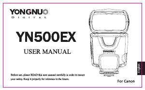 Manual Yongnuo Speedlite YN500EX Flash