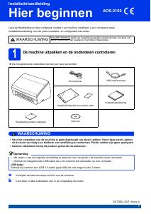 Handleiding Brother ADS-2100 Scanner