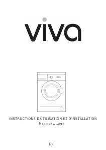 Mode d’emploi Viva VVW11A00FF Lave-linge