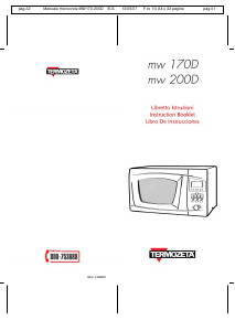 Manual Termozeta MW 170D Microwave