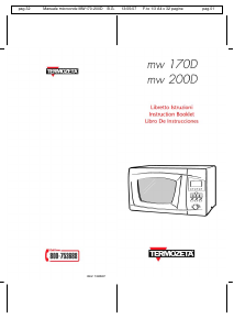 Manual Termozeta MW 200D Microwave