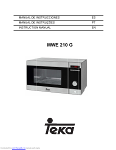 Manual Teka MWE 210 G Micro-onda