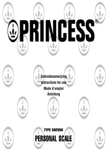 Manual Princess 692956 Personal Scale