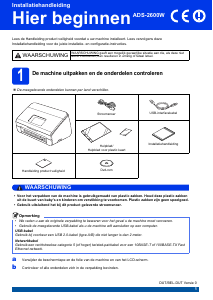 Handleiding Brother ADS-2600W Scanner