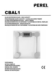 Manual de uso Perel CBAL1 Báscula
