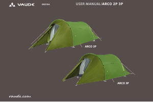 Handleiding Vaude Arco 2P Tent