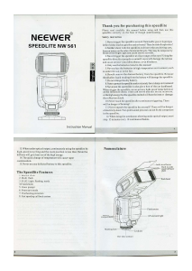 Manual Neewer Speedlite NW 561 Flash