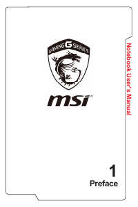 Manual MSI GT72 6QE Dominator Pro G Laptop