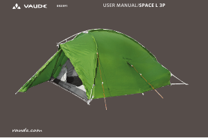 Manuál Vaude Space L 3P Stan