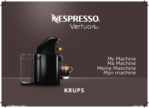 Bruksanvisning Krups XN903110 Nespresso Vertuo Plus Espressomaskin