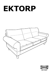 Hướng dẫn sử dụng IKEA EKTORP (218x88x88) Ghế sofa