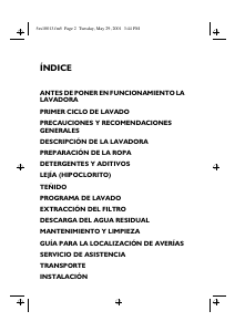 Manual de uso Ignis AWV 413/5 Lavadora