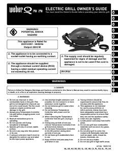 Instrukcja Weber Q240 Grill