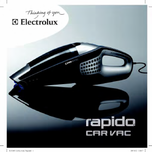 Manual Electrolux ZB412C Rapido Carvac Handheld Vacuum