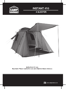 Handleiding Camp Master Instant 410 Tent