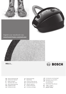 Manual Bosch BGL3A414 Vacuum Cleaner