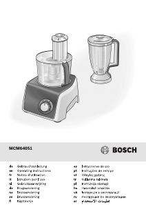 Manual Bosch MCM64051 Robot de cozinha