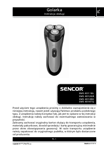 Instrukcja Sencor SMS 4012GR Golarka