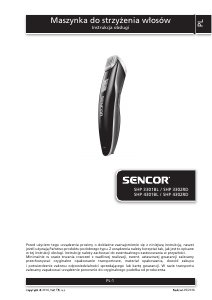 Instrukcja Sencor SHP 4302RD Strzyżarka do włosów