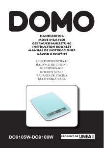 Manual de uso Domo DO9108W Báscula de cocina