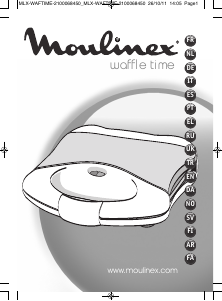 Manuale Moulinex SM151134 Waffle Time Macchina per waffle