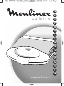 Mode d’emploi Moulinex SM151142 Waffle Time Gaufrier