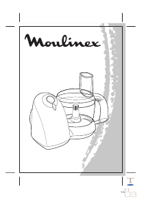 Manual Moulinex DFB14C Food Processor