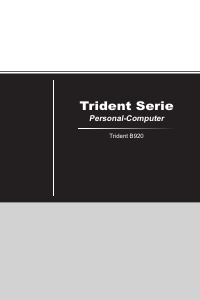 Bedienungsanleitung MSI Trident 3 Arctic 8th Desktop