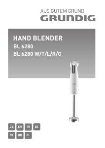 Priručnik Grundig BL 6280 Ručni blender