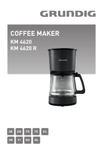 Kullanım kılavuzu Grundig KM 4620 Kahve makinesi