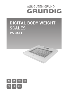 Manual Grundig PS 3411 Scale