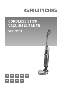 Mode d’emploi Grundig VCH 9731 Aspirateur